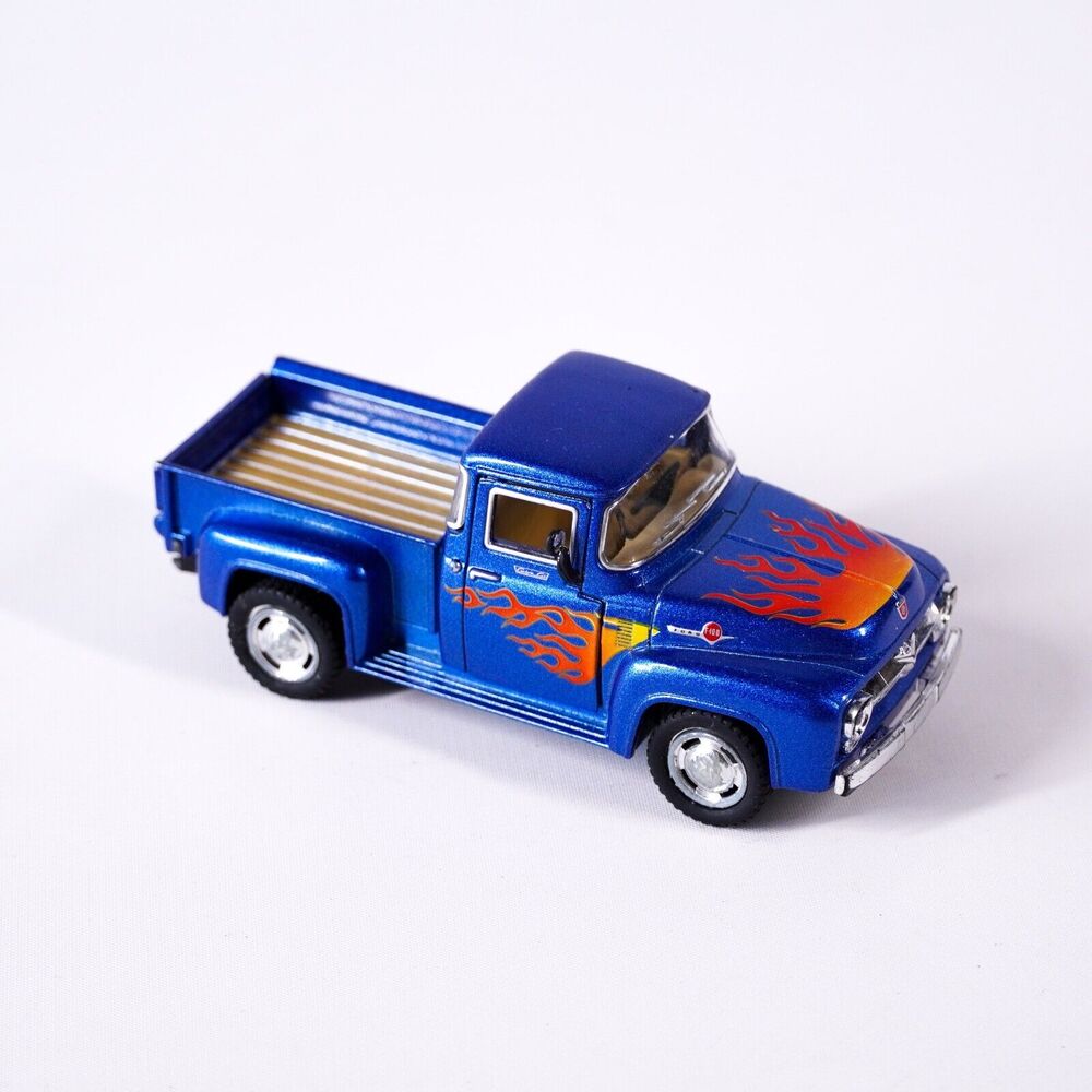 1956 Ford F-100 Pickup Truck Kinsmart Vehicle 1:38 Model Diecast Car 5385DF